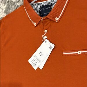 Men's Rust Polo Shirt